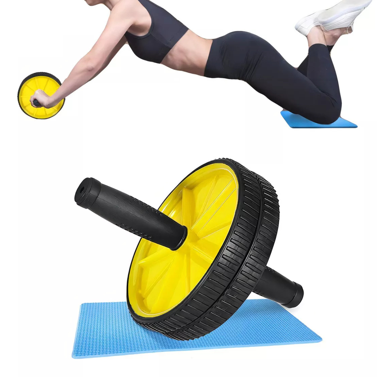 Entrenador Rueda Abdominal Doble Vía (Envío gratis)