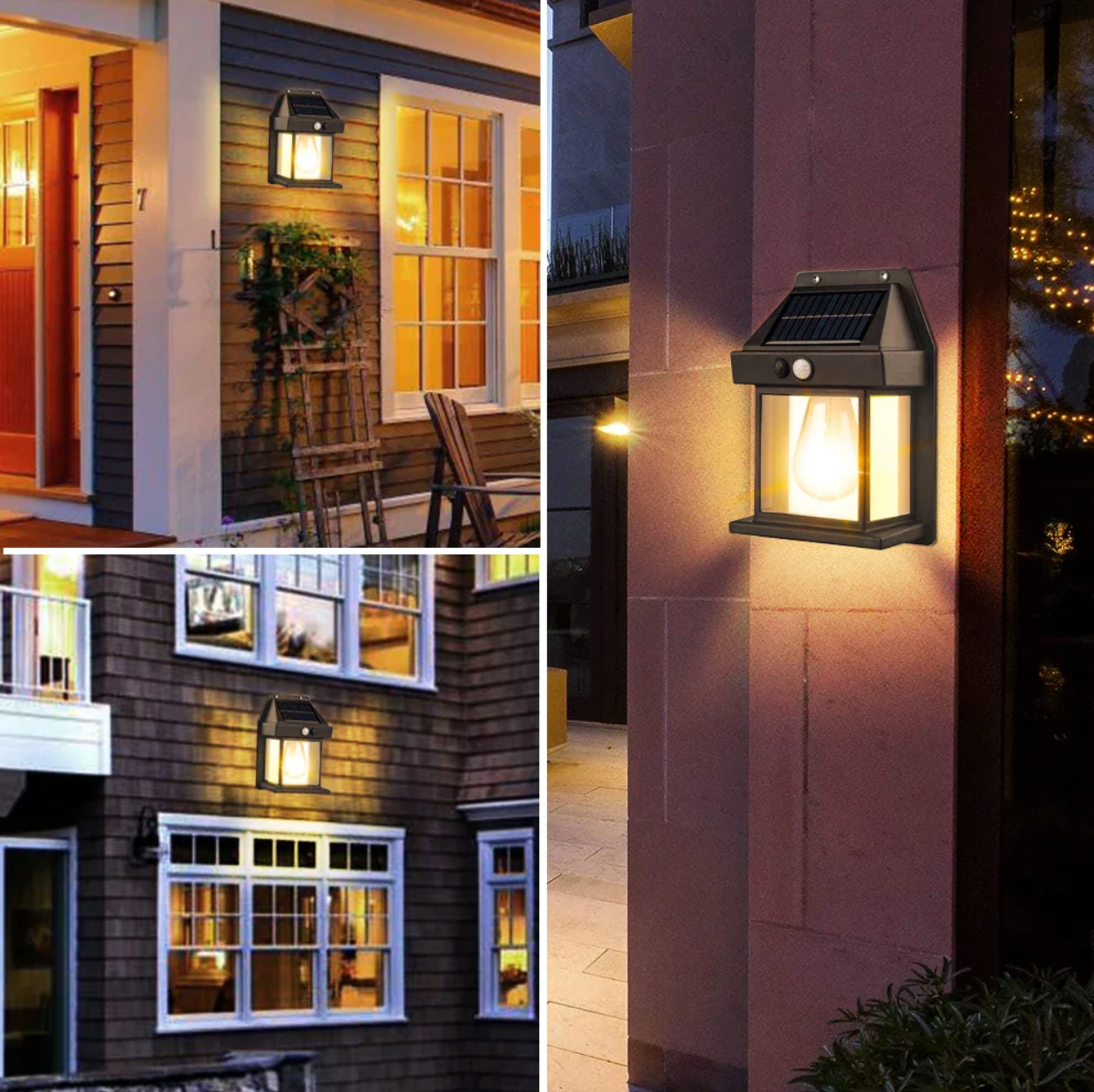 Farol Solar De Pared + Sensor Movimiento (Envío gratis)
