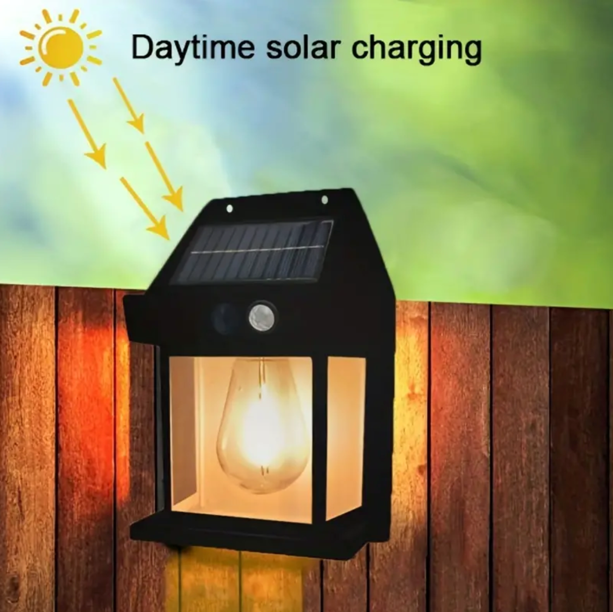 Farol Solar De Pared + Sensor Movimiento (Envío gratis)