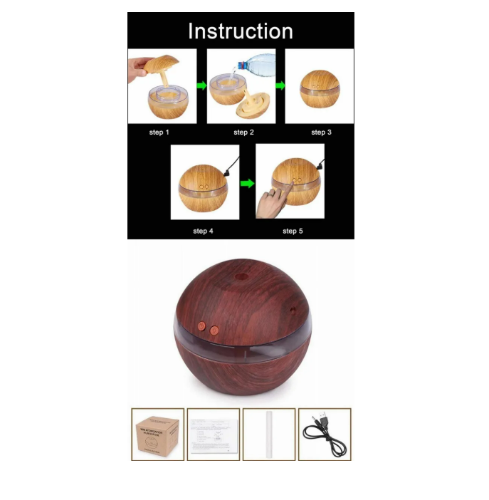 HUMIDIFICADOR DE AMBIENTES AROMA (Envío gratis)