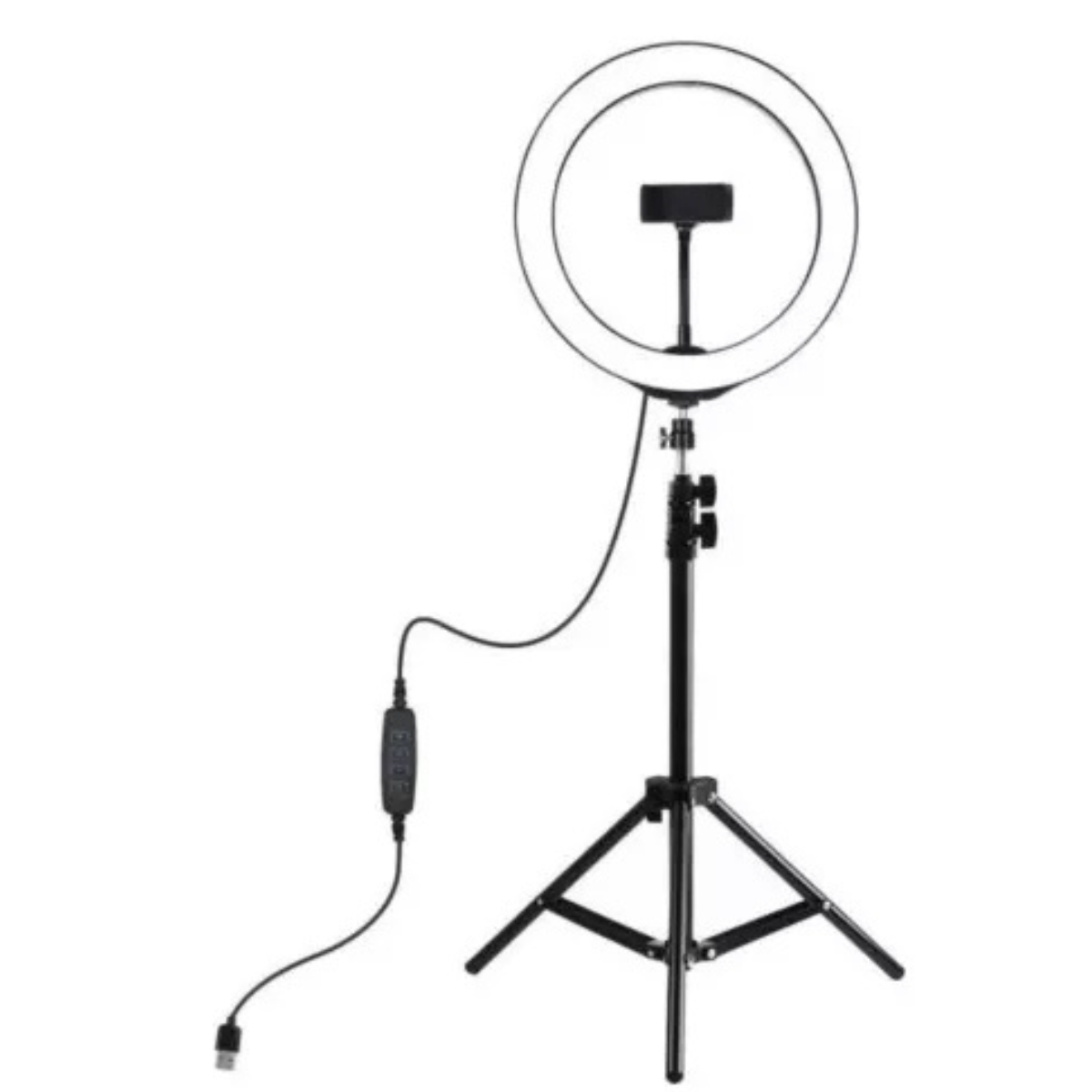 Aro de Luz LED 26 cm con Trípode 2.1 M (Envío gratis)