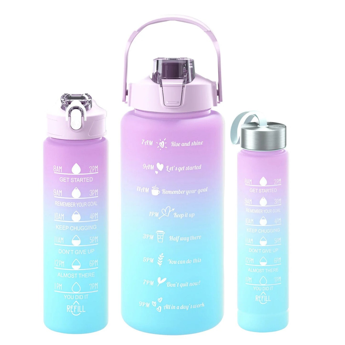 Botella De Agua Motivacional 3 en 1 (Envío gratis)