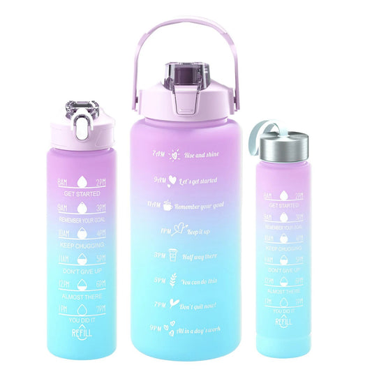 Botella De Agua Motivacional 3 en 1 (Envío gratis)