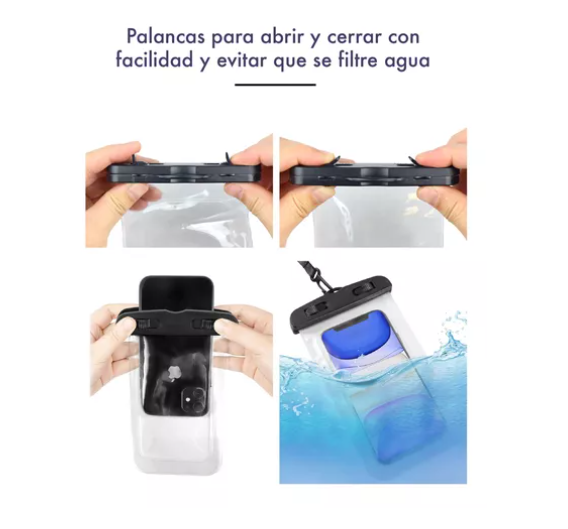 FUNDA SUMERGIBLE PARA CELULAR (Envío gratis)