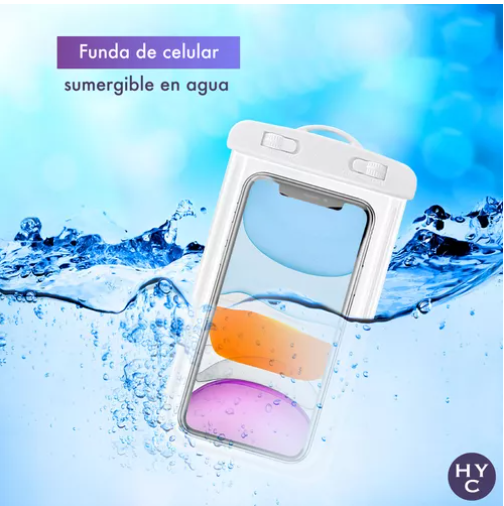 FUNDA SUMERGIBLE PARA CELULAR (Envío gratis)