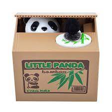 Alcancia Panda Roba Monedas (Envío gratis)