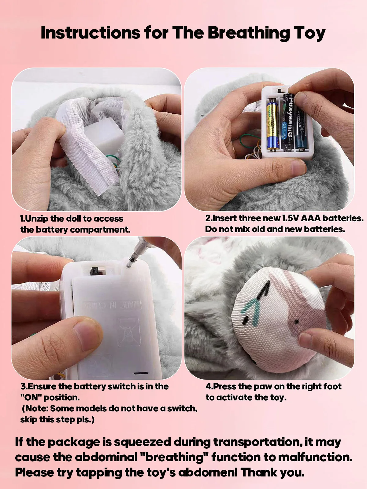 Peluche De Apego Antiestrés Respira Luz (Envío gratis)