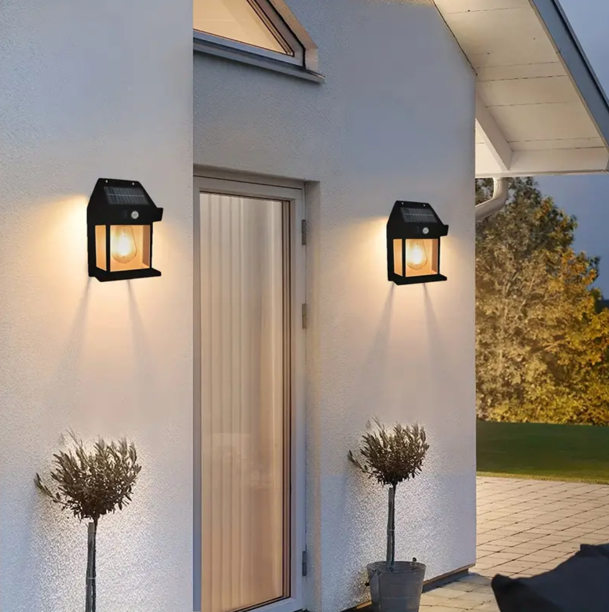 Farol Solar De Pared + Sensor Movimiento (Envío gratis)